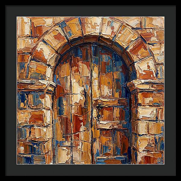 Arched Doorway In Earthy Tones