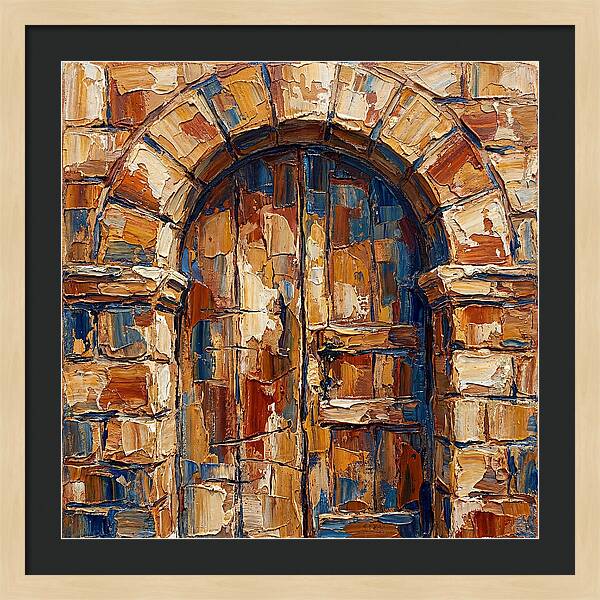 Arched Doorway In Earthy Tones