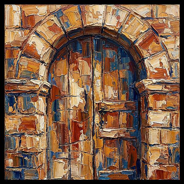 Arched Doorway In Earthy Tones