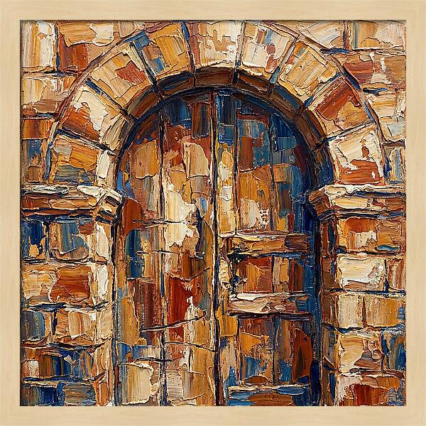 Arched Doorway In Earthy Tones