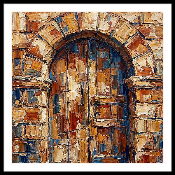 Arched Doorway In Earthy Tones