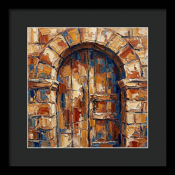 Arched Doorway In Earthy Tones