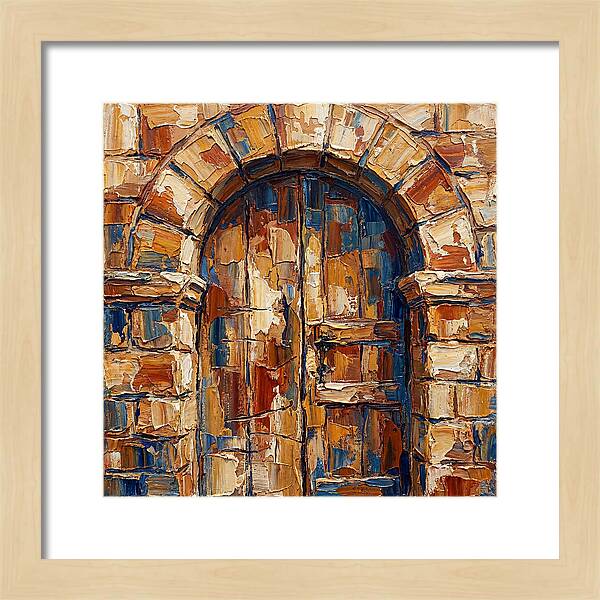 Arched Doorway In Earthy Tones