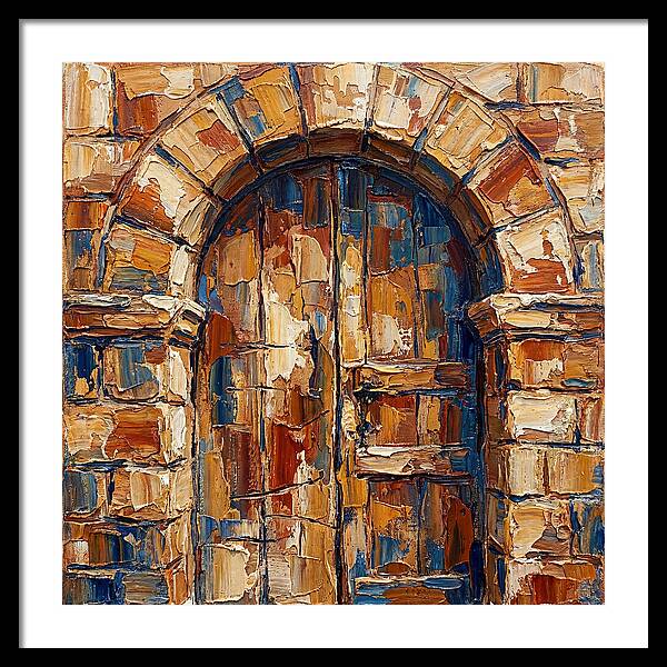 Arched Doorway In Earthy Tones