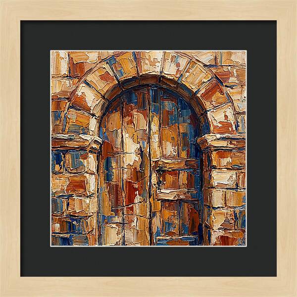 Arched Doorway In Earthy Tones