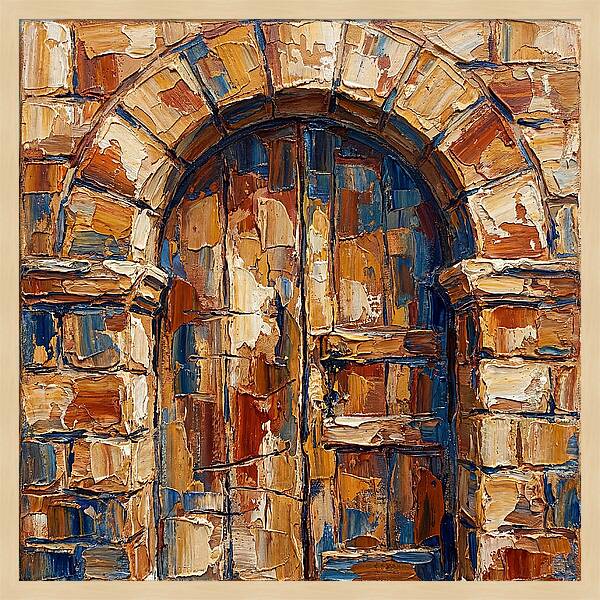 Arched Doorway In Earthy Tones