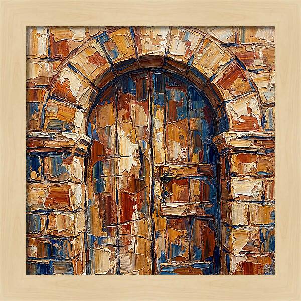 Arched Doorway In Earthy Tones