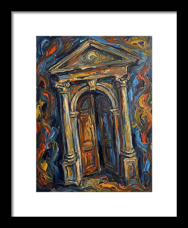 Arched Doorway In Expressionist Style