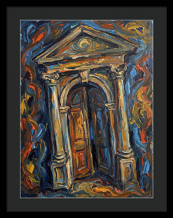 Arched Doorway In Expressionist Style