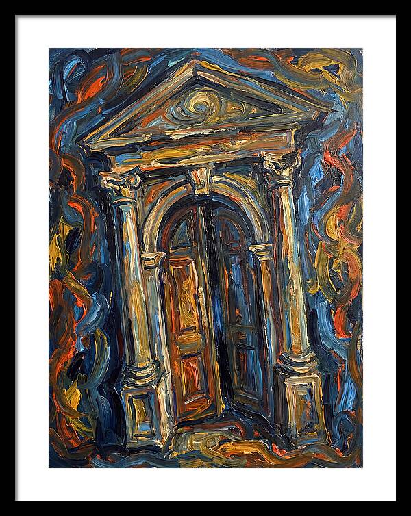 Arched Doorway In Expressionist Style