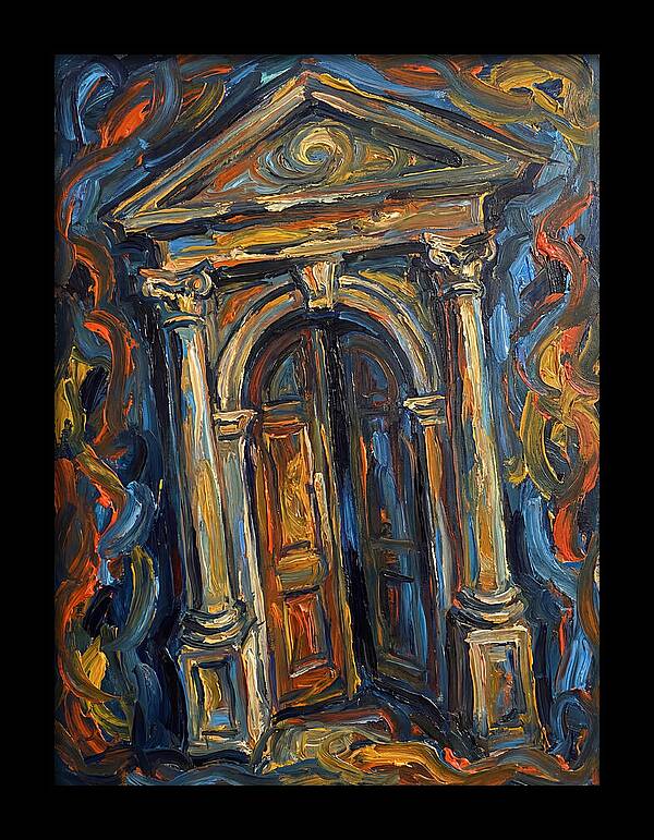 Arched Doorway In Expressionist Style