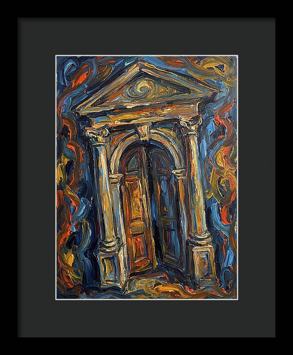 Arched Doorway In Expressionist Style