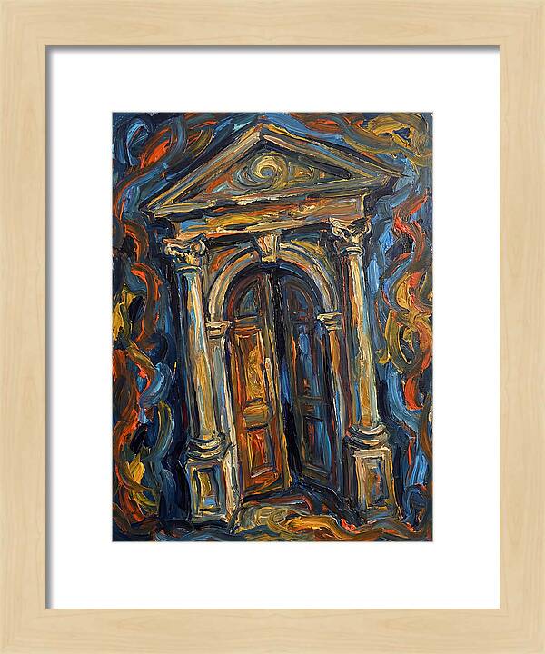 Arched Doorway In Expressionist Style