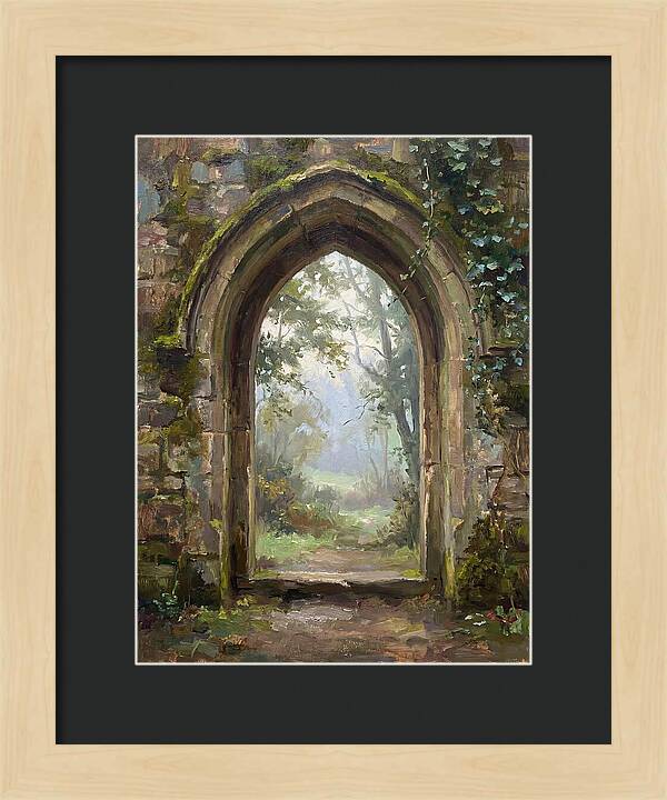 Arched Doorway Into Nature