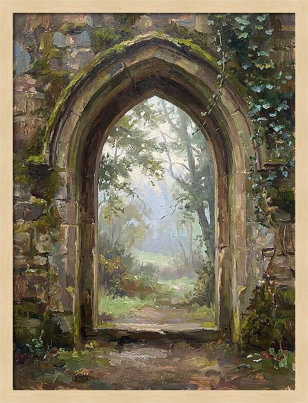 Arched Doorway Into Nature