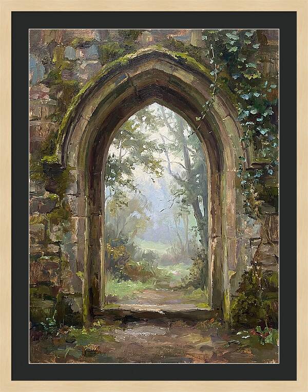 Arched Doorway Into Nature