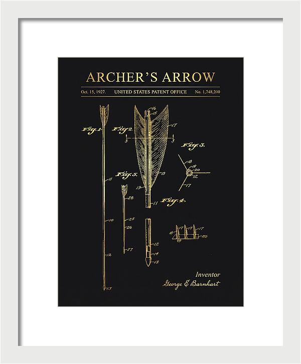 Archer's Arrow Gold Patent Us1748200a