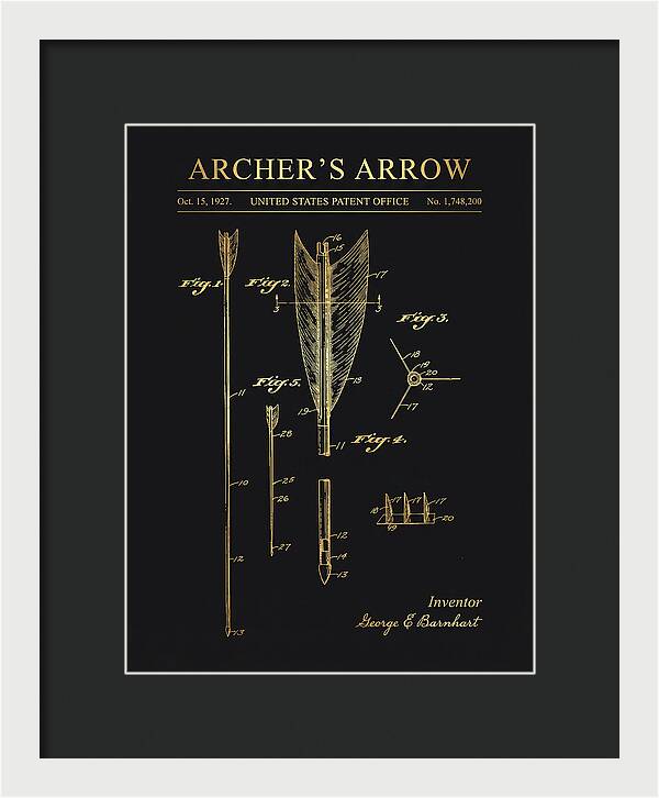 Archer's Arrow Gold Patent Us1748200a