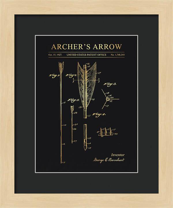 Archer's Arrow Gold Patent Us1748200a