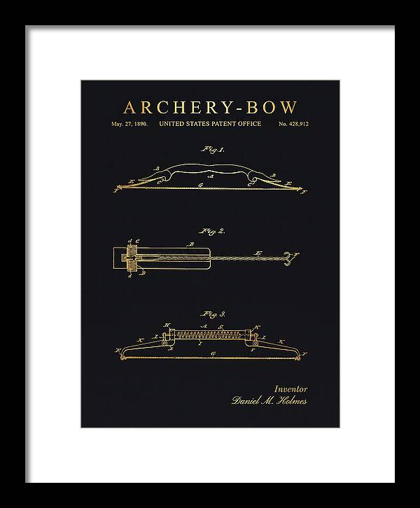 Archery Bow Gold Patent Us428912a
