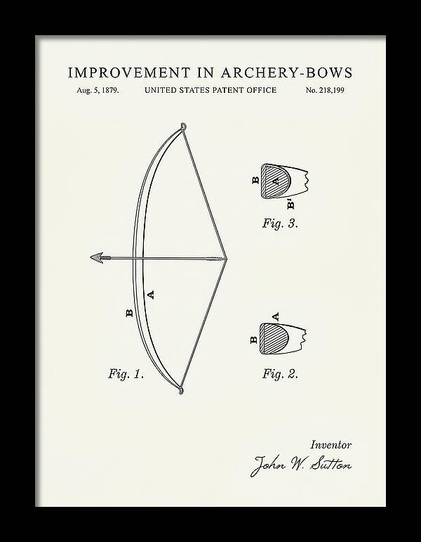 Archery Bow Minimalist Patent Us218199a