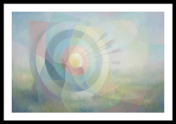 Archery Target In Soft Focus