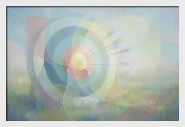 Archery Target In Soft Focus