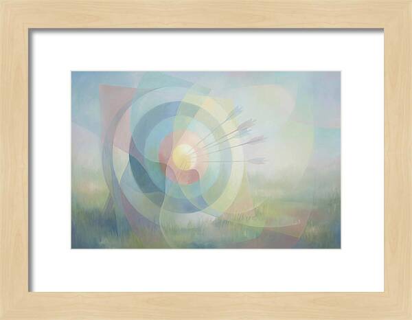 Archery Target In Soft Focus