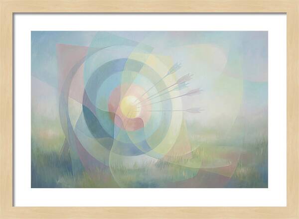 Archery Target In Soft Focus