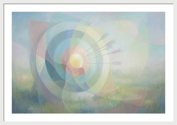 Archery Target In Soft Focus