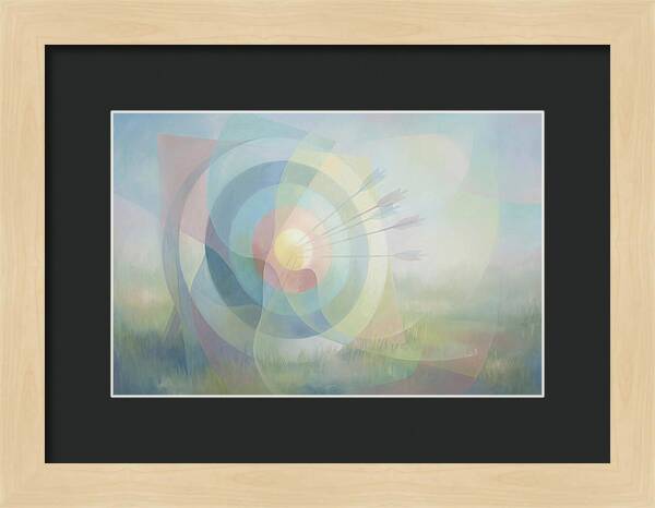 Archery Target In Soft Focus