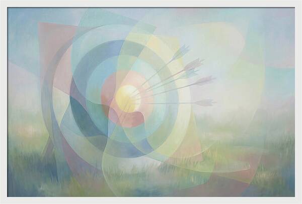 Archery Target In Soft Focus