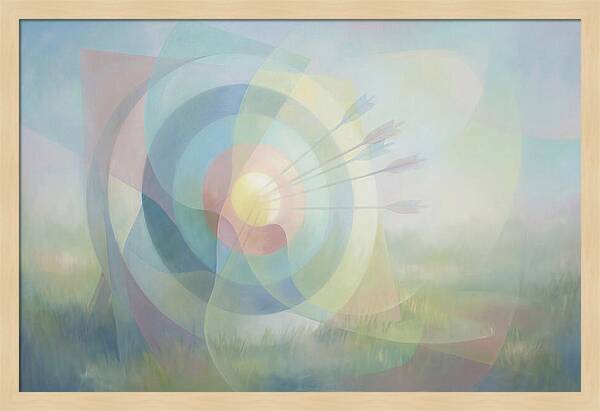 Archery Target In Soft Focus
