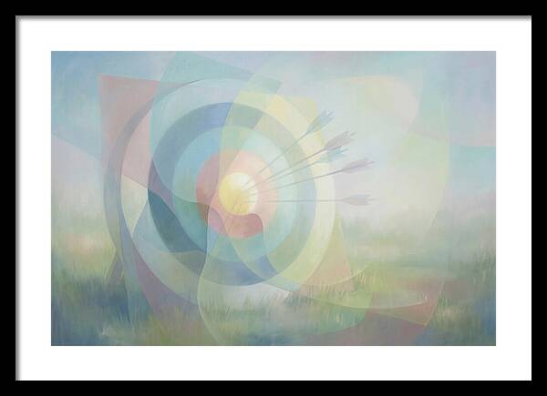 Archery Target In Soft Focus