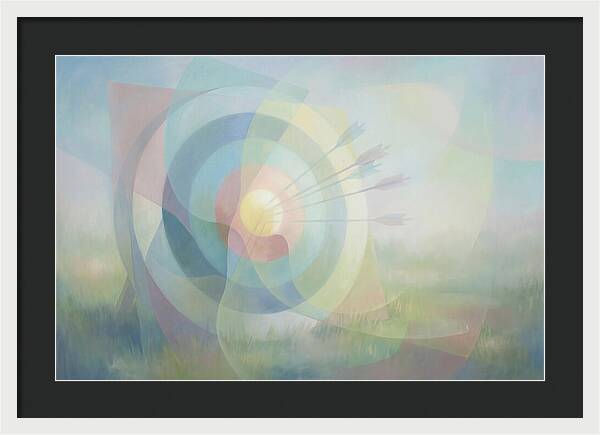 Archery Target In Soft Focus