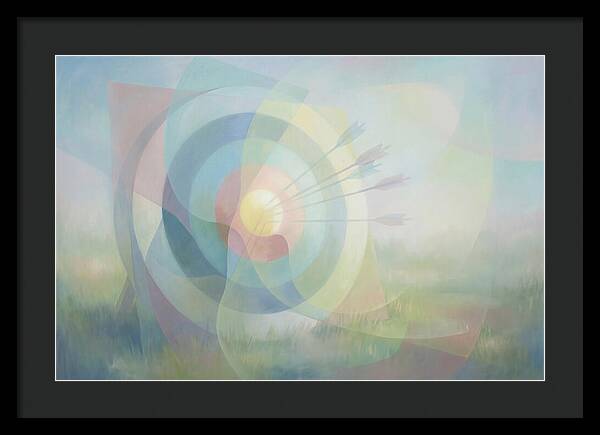 Archery Target In Soft Focus