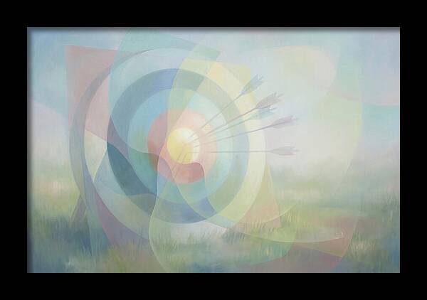 Archery Target In Soft Focus