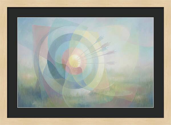 Archery Target In Soft Focus
