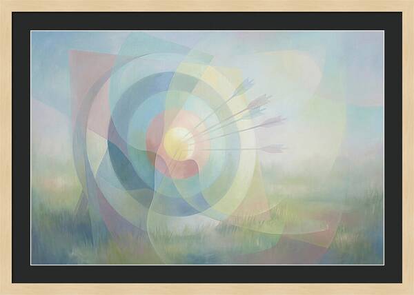 Archery Target In Soft Focus