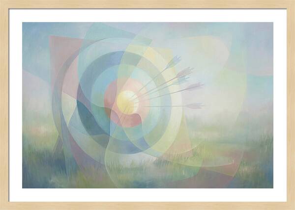 Archery Target In Soft Focus