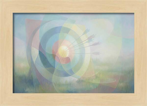 Archery Target In Soft Focus