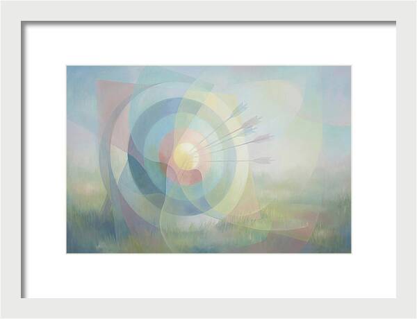 Archery Target In Soft Focus