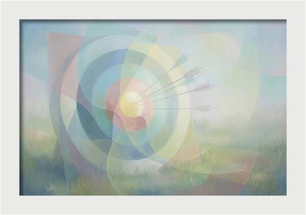 Archery Target In Soft Focus