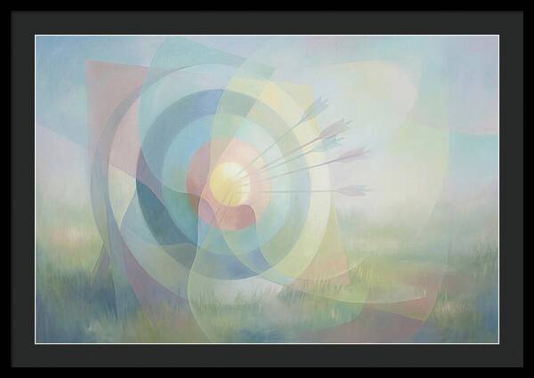Archery Target In Soft Focus