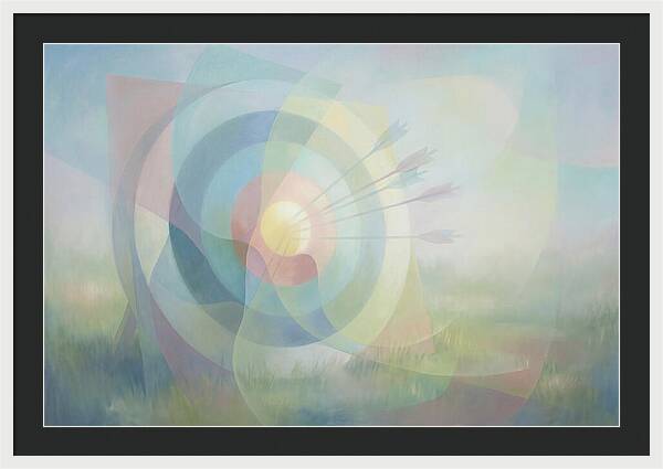 Archery Target In Soft Focus