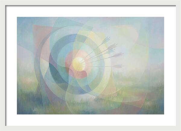 Archery Target In Soft Focus