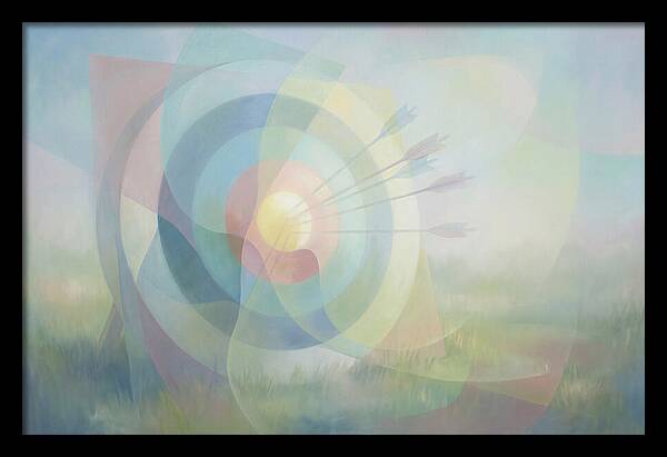 Archery Target In Soft Focus