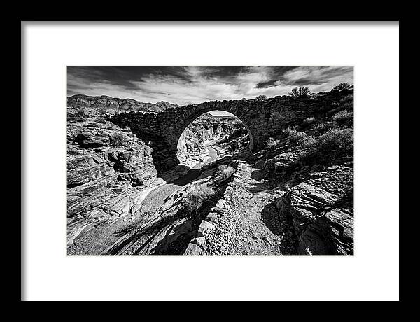 Arching Stone Bridge Over Canyon