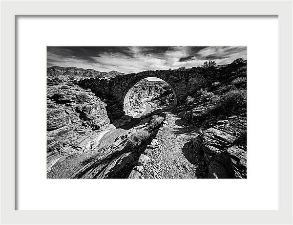 Arching Stone Bridge Over Canyon