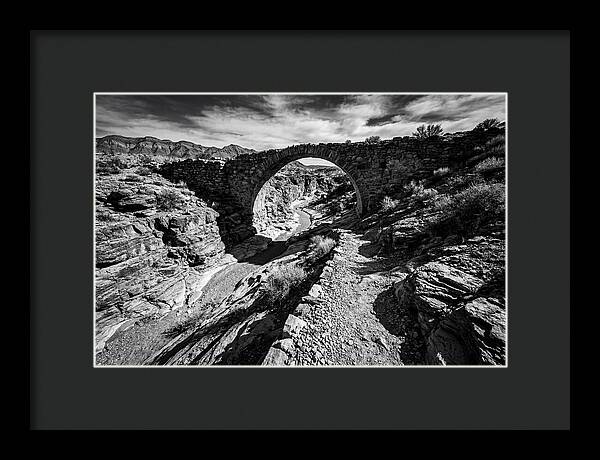 Arching Stone Bridge Over Canyon